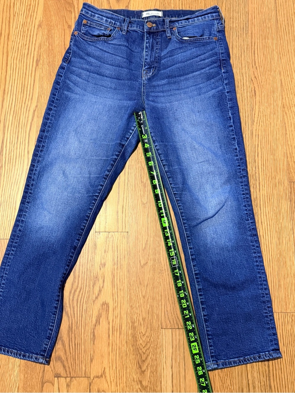 Madewell Cruiser Straight Jeans 30 Lana Wash High Rise F6086 - Picture 7 of 13